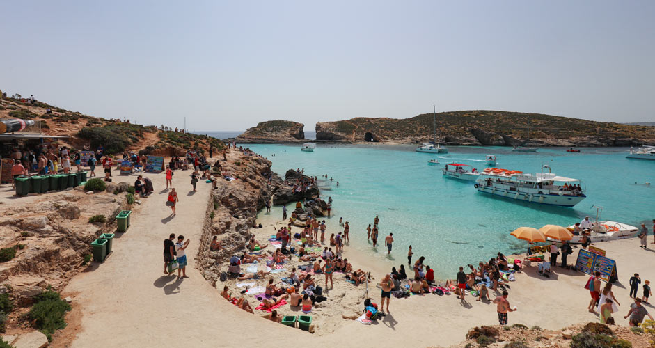 Die Blaue Lagune von Comino