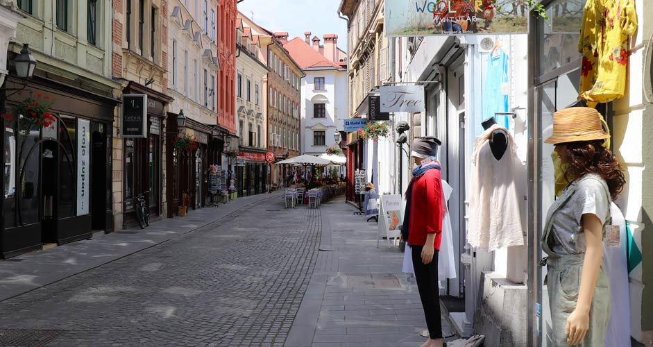 Einkaufen in Ljubljana