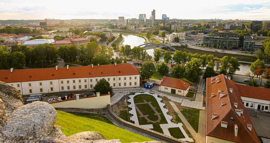 Die Aussicht beim Gediminas-Turm