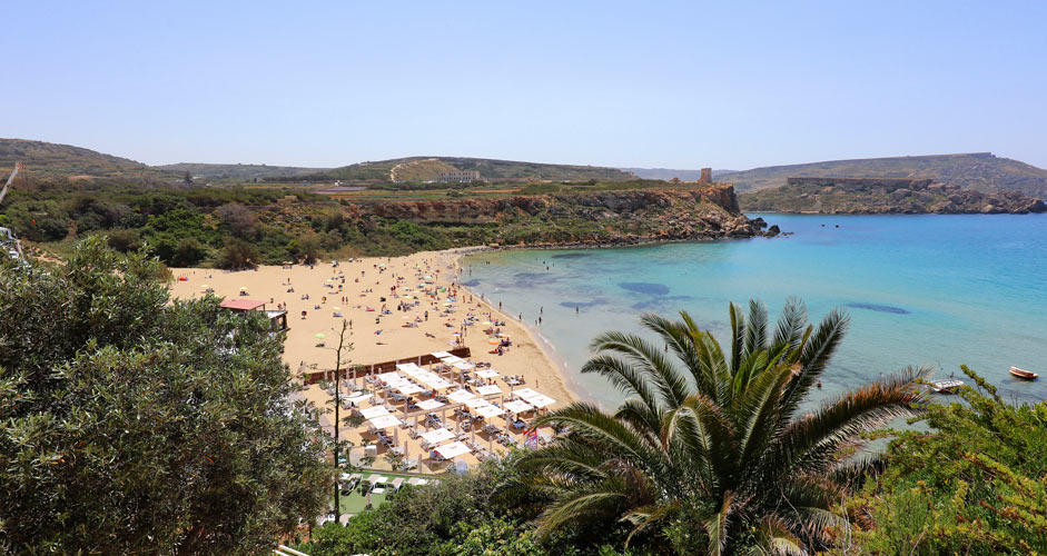 Golden Bay - Strände auf Malta