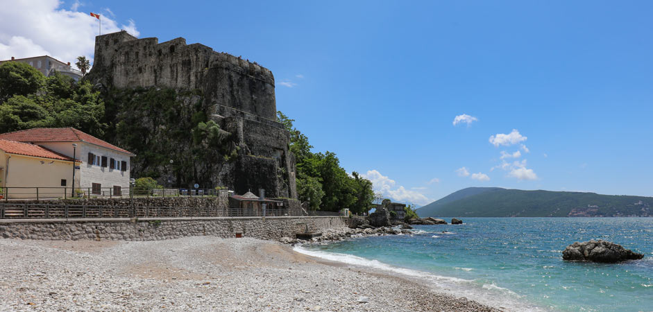 Die Seefestung in Montenegro