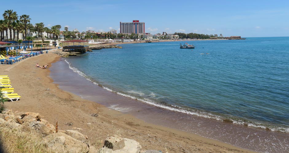 Der Lara Strand in Antalya.
