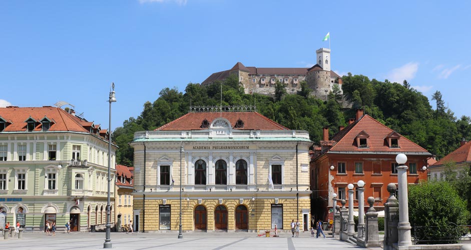 Die Burg von Ljubljana