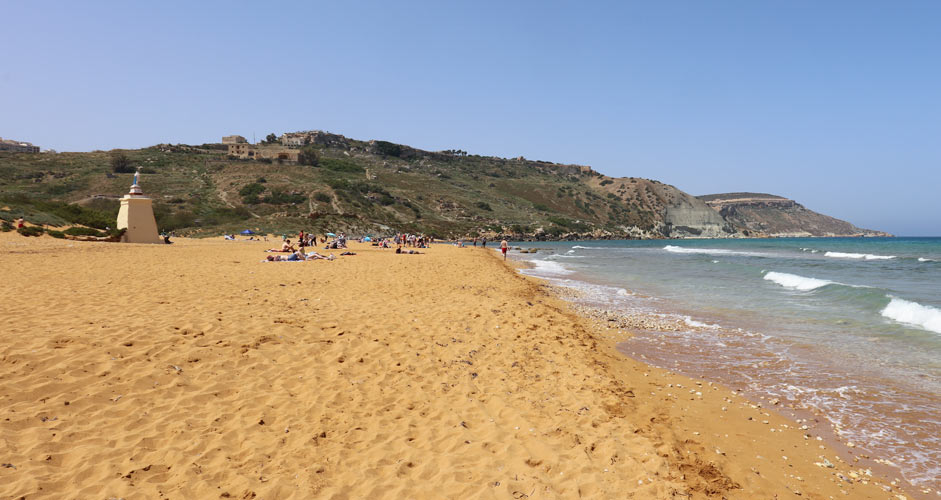Rambla Bay Strand auf Gozo Malta