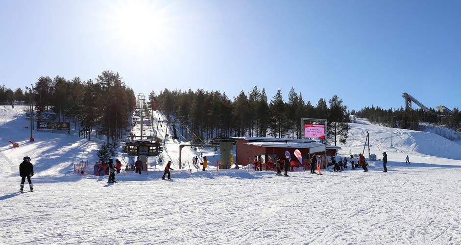 Skifahren in Rovaniemi