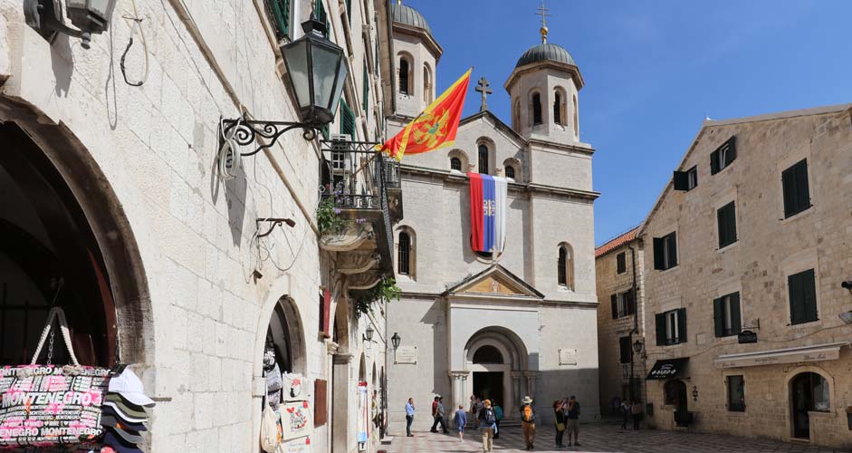 Die Sankt Nikolaus Kirche in Kotor Montenegro