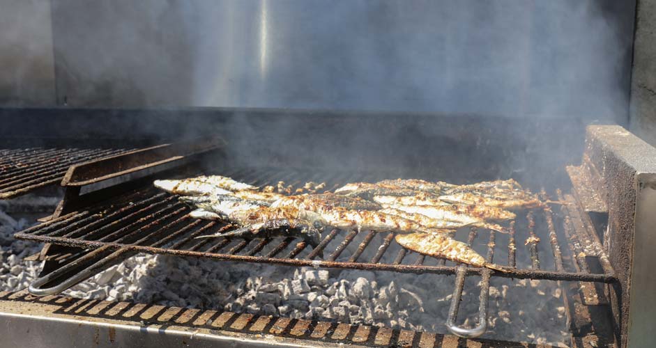 Gegrillte Sardinen