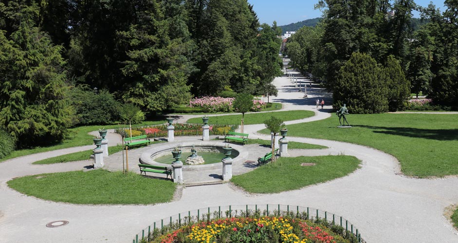 Tivoli Park in Ljubljana