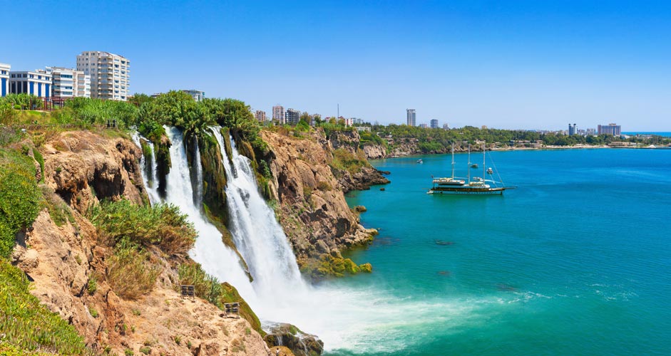 Untere Düden Wasserfälle in Antalya