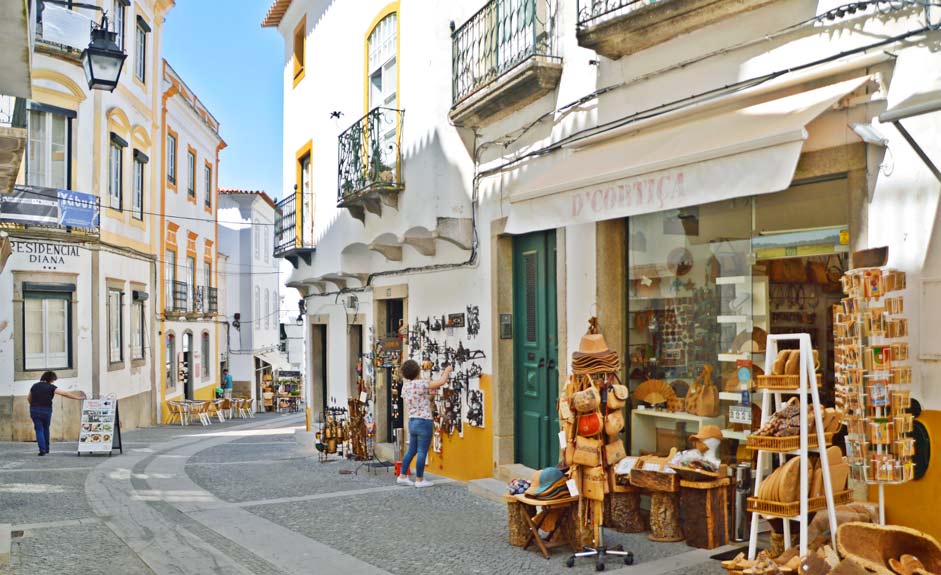 Einkaufsstrasse Rua 5 de Outubro, Évora