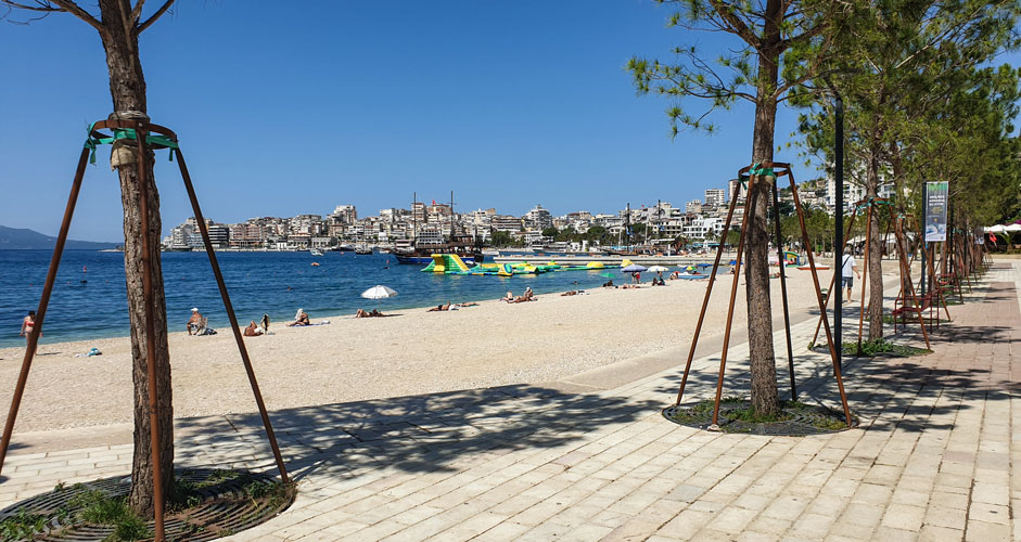 Saranda-Strand, Albanien