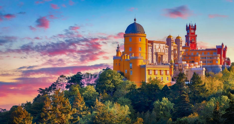 Der Palast von Pena in Sintra