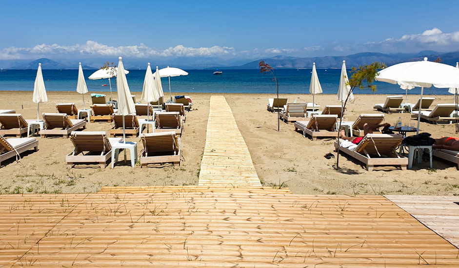 Kavos Strand in Corfu