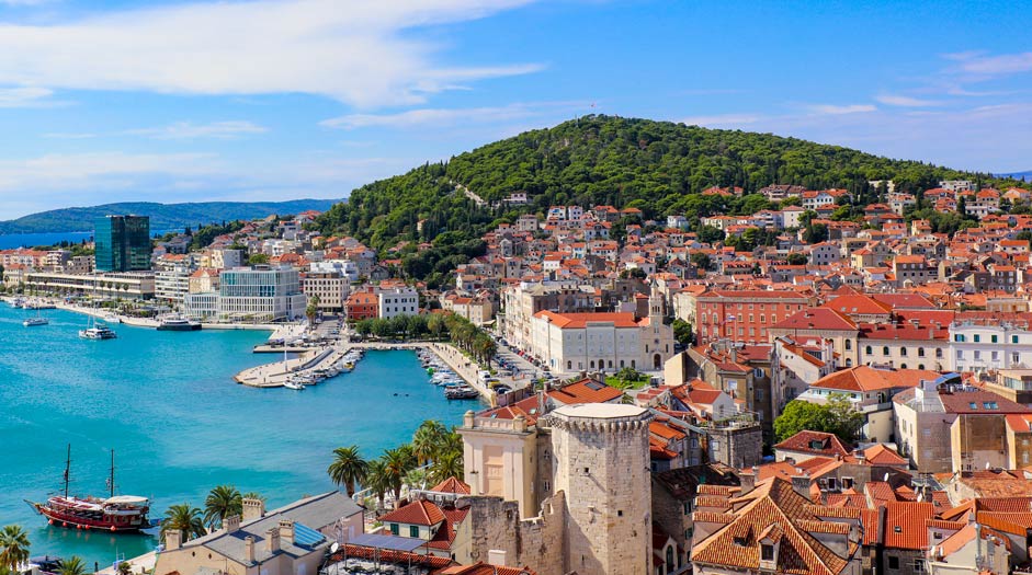Berg Marjan in Split, Kroatien